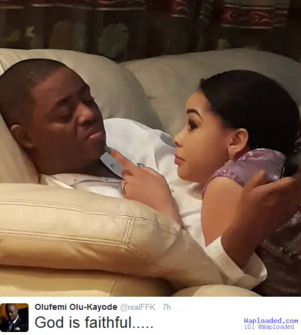 Femi Fani Kayode Shares Loved Up Photo With His Fiancee
